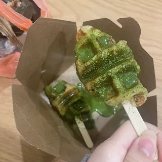 Matcha Milk Jam Croffle