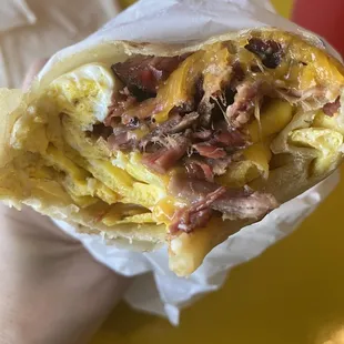 Brisket Burrito- recommended