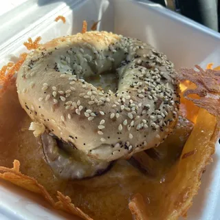 Fatty Bagel Sandwich