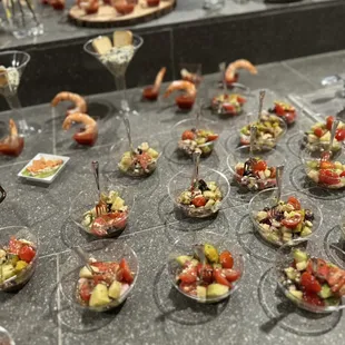 Greek salad individual cups