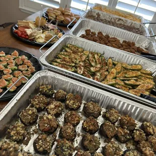 Drop off disposable trays