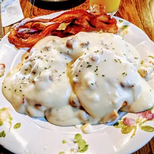 a plate of food