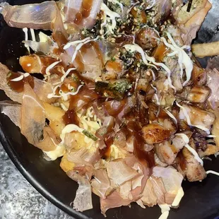 Okonomiyaki loaded fries