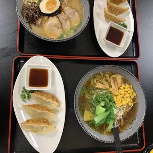 a variety of food items