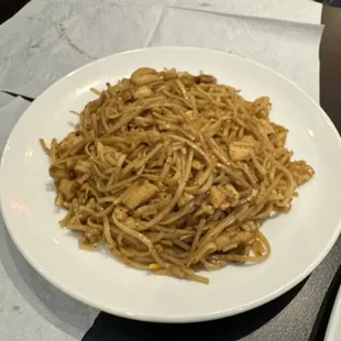 66. Chow Mein (minus veggies, for the kids), chicken and egg