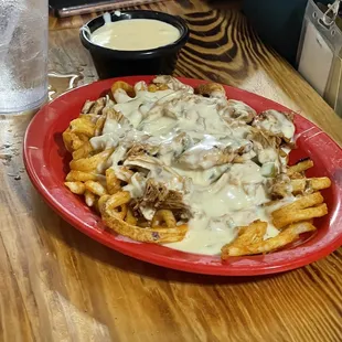 Loaded chicken fries