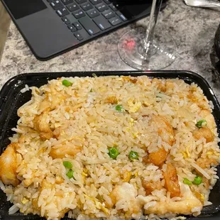 Shrimp and chicken Fried Rice