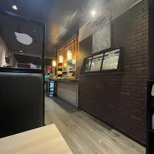 View from the back of the restaurant