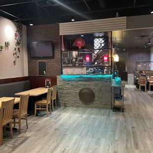 View as you enter the restaurant