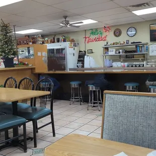 Inside seating