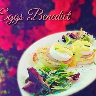Eggs Benedict during Sunday brunch events