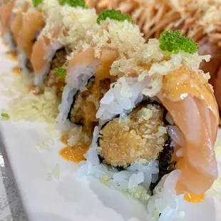 Salmon Lover close up