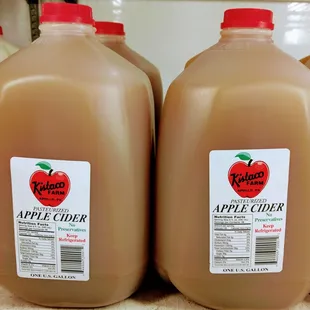Gallons of Cider - freshly pressed!