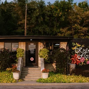 Newly painted storefront