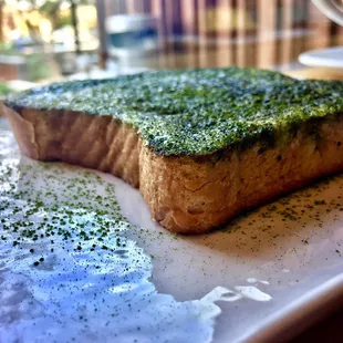 Matcha Brulee Toast