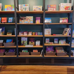 a display of children&apos;s books