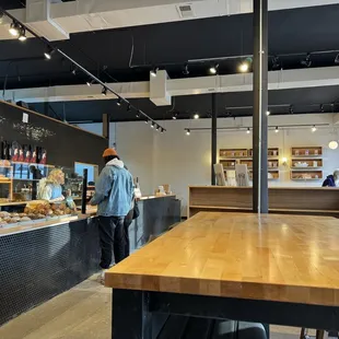 a man standing in front of the counter