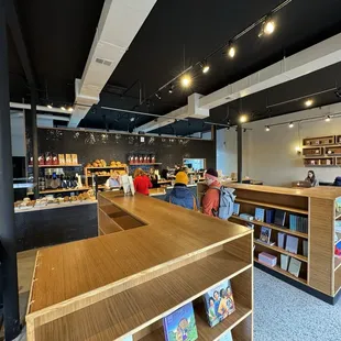 the interior of the restaurant