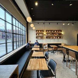 a person sitting at a table