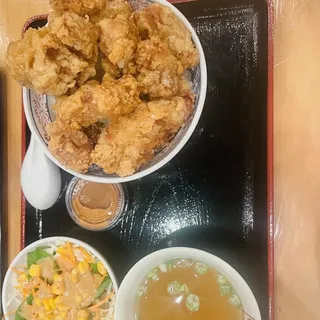 Juicy Fried Chicken Bowl