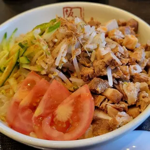 Tan-Tan Cold Ramen (Seasonal Limited Menu, June 1 - Aug 31) - Rich, Creamy, Nutty, Spicy Deliciousness!