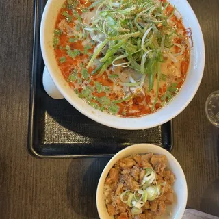 Small Cubed Chashu Bowl