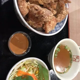 Juicy Fried Chicken Bowl