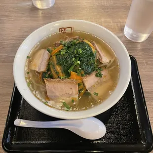 Boiled Mixed Vegetable Shio Ramen (Regular)