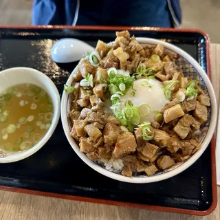 Small Cubed Chashu Bowl