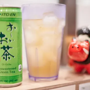 Ice Green Tea sold in cans...