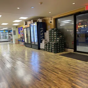 the inside of a grocery store