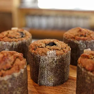 Muffin Revolution banana blueberry muffins