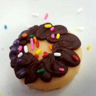 Tiny donut shaped cookie!