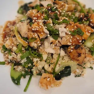 Cauliflower Teriyaki Chicken Bowl