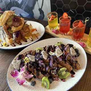 NASHVILLE HOT CHICKEN and WAFFLES
