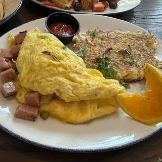 DENVER OMELETTE and Potatoes