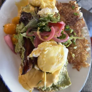 Avocado Toast with potatoes