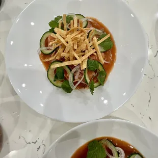 Salmon Carpaccio - yummm, not fishy at all