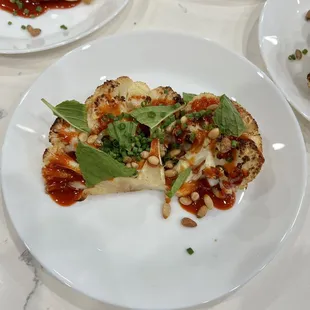 Caramalized Cauliflower - light and seasoned well