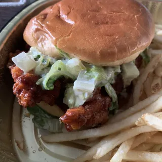 HOT-HONEY DIPPED CHICKEN BREAST