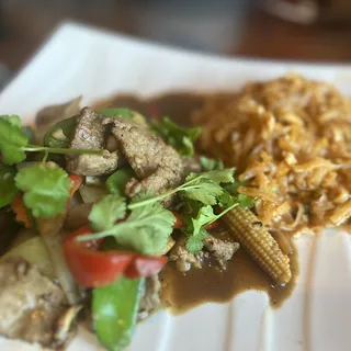 Garlic Stir Fry Lunch Special