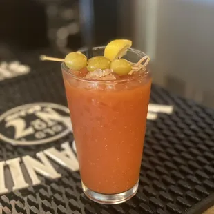 Fresh made Bloody Mary's