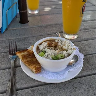 Chicken and Sausage Gumbo.