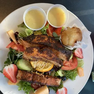 Blackened Salmon Salad