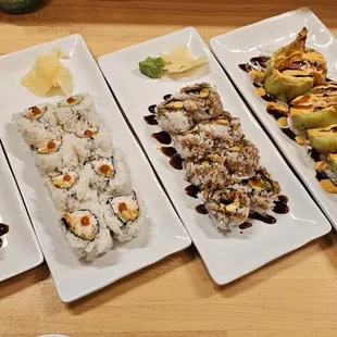 Sushi was amazing!
