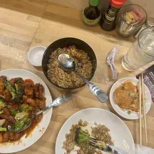 Amazing!! General Tso and fired rice!