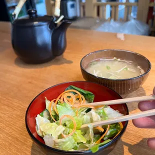 Miso Soup House Salad