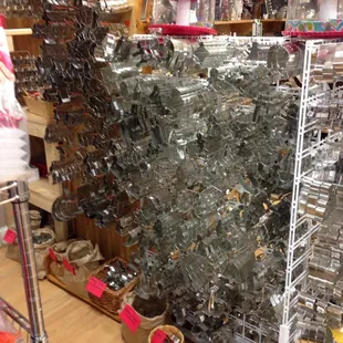 Wall of cookie cutters