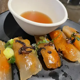 Tapioca dumpling with pork and shrimp