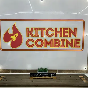 a sign for a restaurant